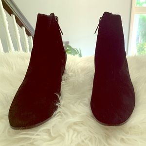 Joie black velvet booties. Size 36.5/6.5